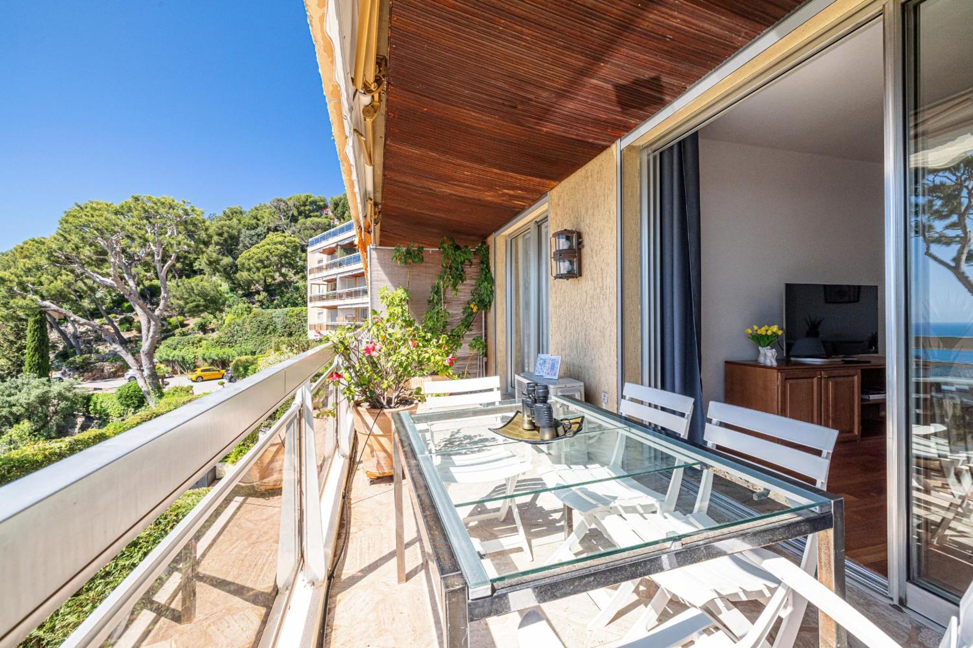Extraordinary Sea View - 1 Bdr With Ac Apartment Villefranche-sur-Mer Exterior photo